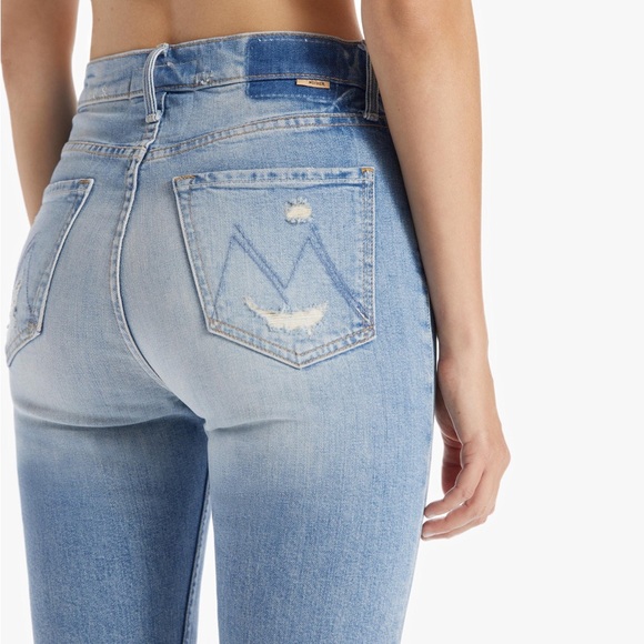 Mother Denim High Waisted Rider Skimp Jean- The Confession Size 28 - Picture 4 of 14